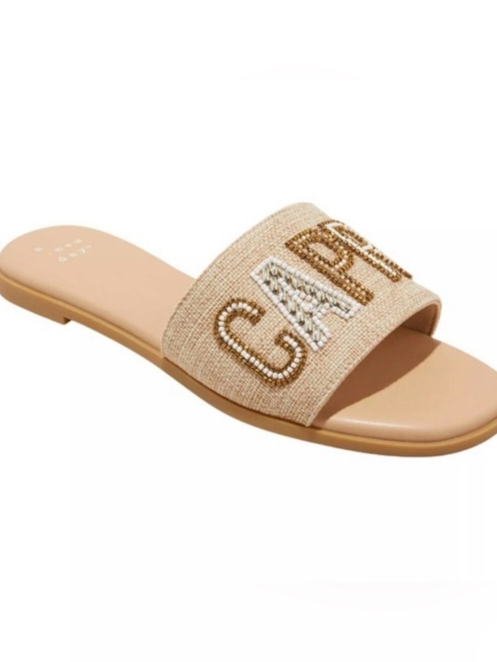 A New Day Beaded Slip On Sandals